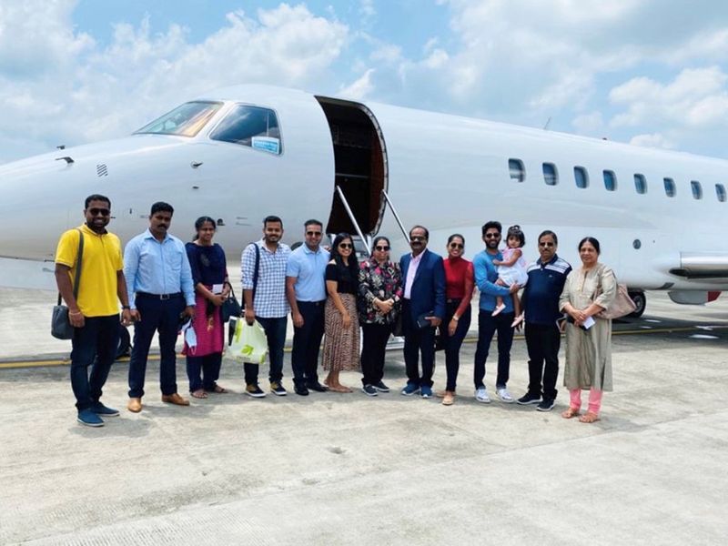 Family And Friends Vacations Leisure And Bonding On A Private Jet In The UAE