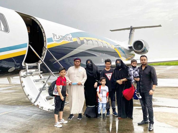 Family And Friends Vacations Leisure And Bonding On A Private Jet In The UAE